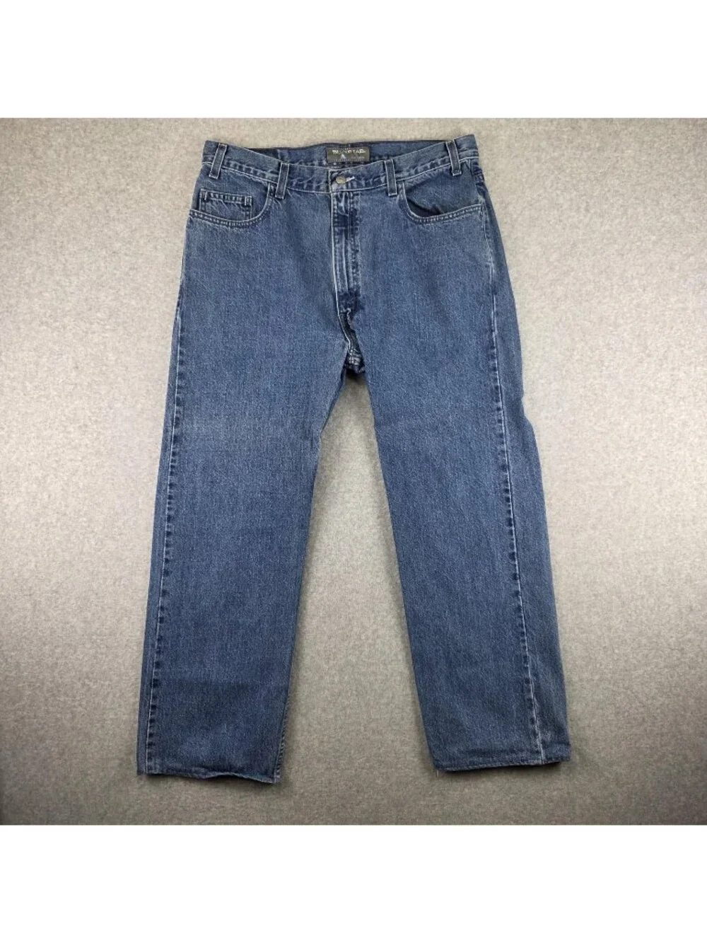 Levi's SilverTab Relaxed Straight Jeans Mens 36x29 Blue Denim Made in Mexico 200
